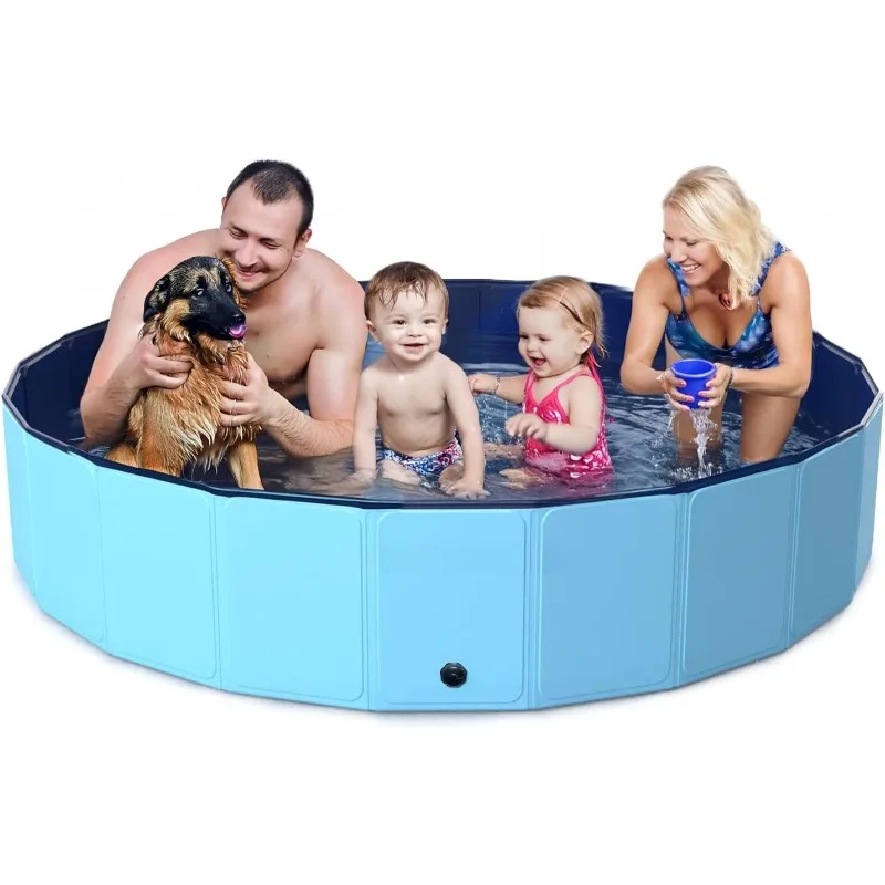 Foldable Dog Pool, Collapsible Hard Plastic Dog Kiddie Swimming Pool, Portable Pet Bath Tub Wading Pools for Kids and P
Foldable Dog Pool, Collapsible Hard Plastic Dog Kiddie Swimming Pool, Portable Pet Bath Tub Wading Pools for Kids and P