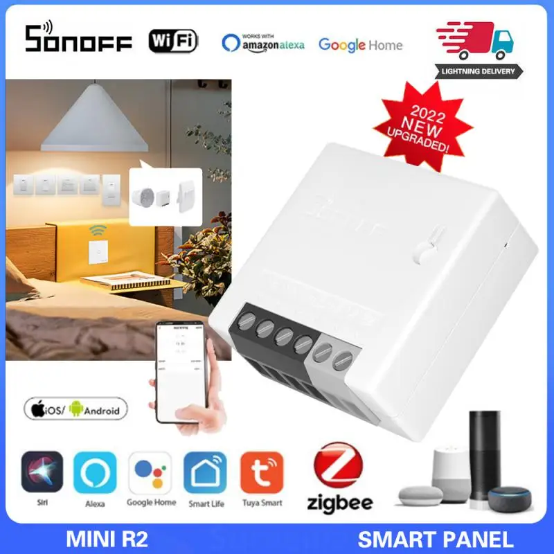SONOFF MINIR2 WiFi DIY Smart Switch Physical Switch Control Home Automation System Home Assistant Smart Scene Voice Control
SONOFF MINIR2 WiFi DIY Smart Switch Physical Switch Control Home Automation System Home Assistant Smart Scene Voice Control