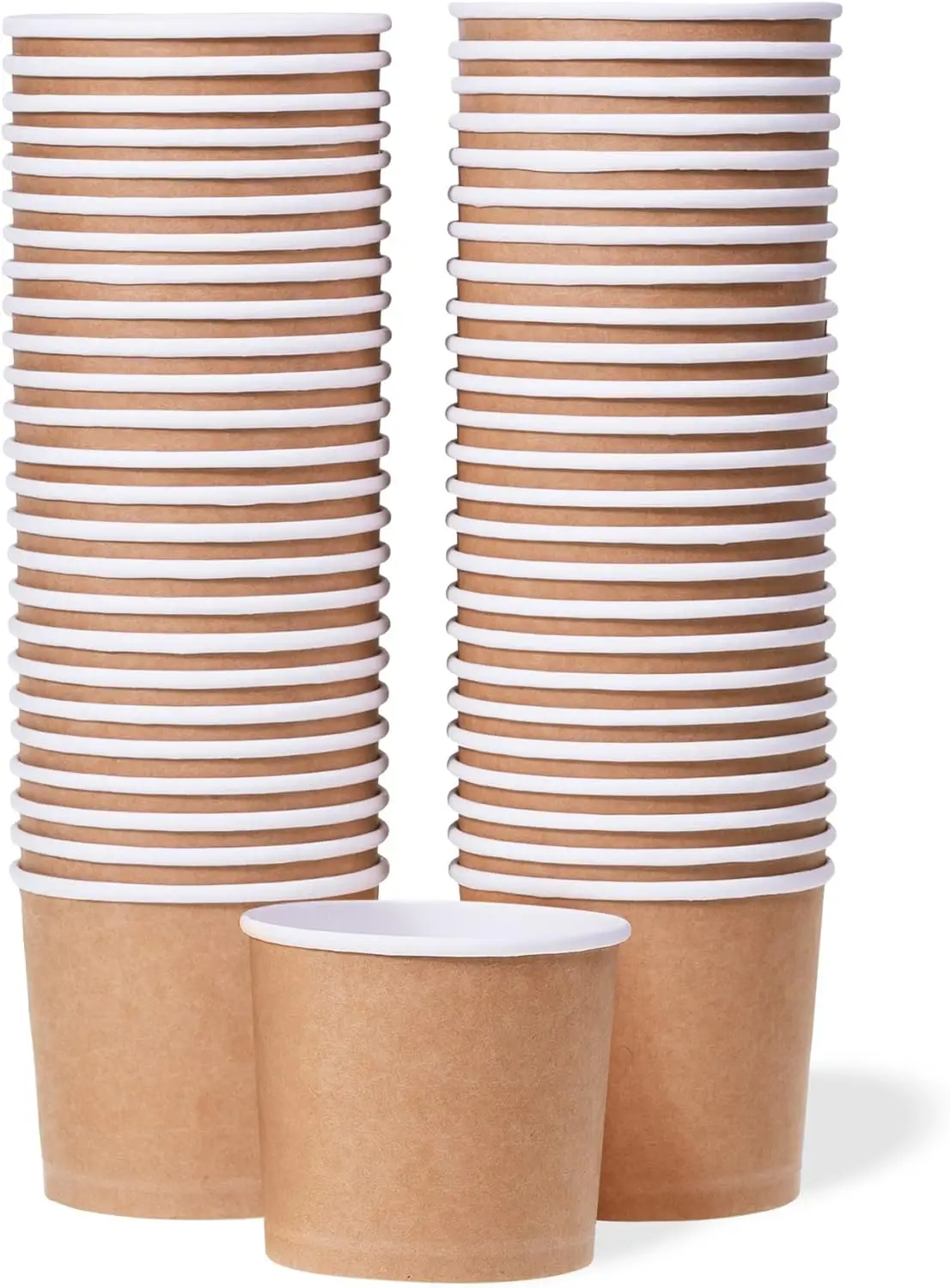 50-Count 11-Oz Paper Ice Cream Cups Disposable Dessert Bowls for Hot or Cold Food with Leak-Resistant Coating
50-Count 11-Oz Paper Ice Cream Cups Disposable Dessert Bowls for Hot or Cold Food with Leak-Resistant Coating