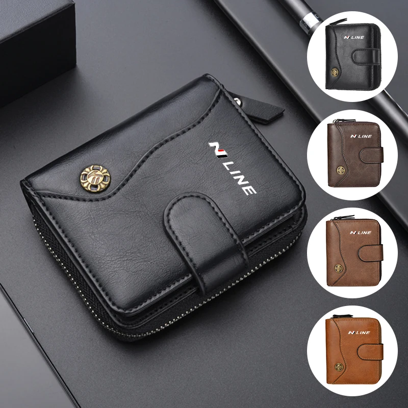 Car Men's Card Case Wallet Coin Purse Ticket Holder Cash Bag Accessories For Hyundai N Line Performance Santa Fe MX5 I20 IX35
Car Men's Card Case Wallet Coin Purse Ticket Holder Cash Bag Accessories For Hyundai N Line Performance Santa Fe MX5 I20 IX35