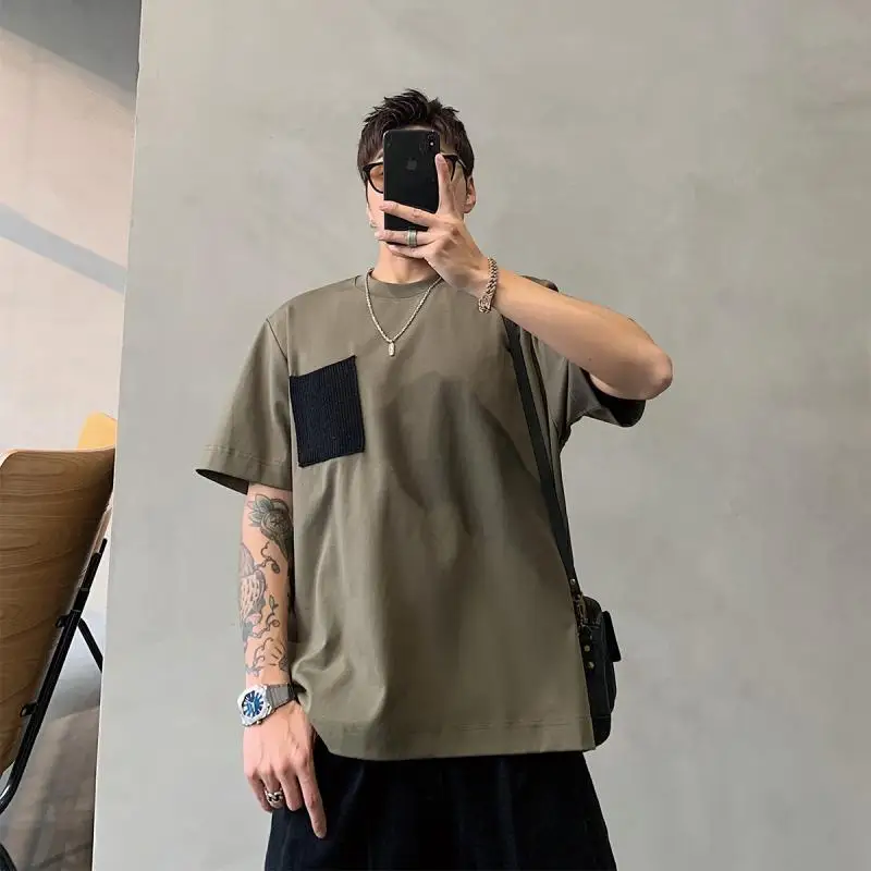 Plus Size Men's T-Shirt 300kg Big and Tall Short Sleeve Tee Spring Summer Cotton Comfortable Loose Fit Color Block Pocket Design
Plus Size Men's T-Shirt 300kg Big and Tall Short Sleeve Tee Spring Summer Cotton Comfortable Loose Fit Color Block Pocket Design