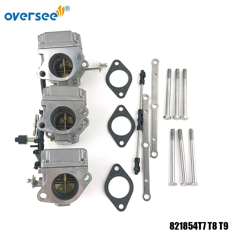 821854T7 821854T8 821854T9 Carburetor Kit For Mercury 40HP 45HP 55HP 60HP Outboard Engine
821854T7 821854T8 821854T9 Carburetor Kit For Mercury 40HP 45HP 55HP 60HP Outboard Engine