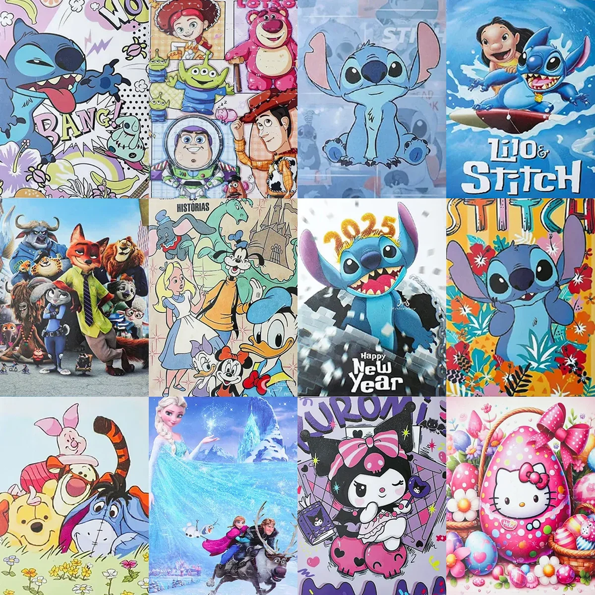34 Styles Disney Stitch Toy Story Frozen Donald Duck Zootopia Winnie Christmas Advent Calendar DIY Random Box New Year Set
34 Styles Disney Stitch Toy Story Frozen Donald Duck Zootopia Winnie Christmas Advent Calendar DIY Random Box New Year Set