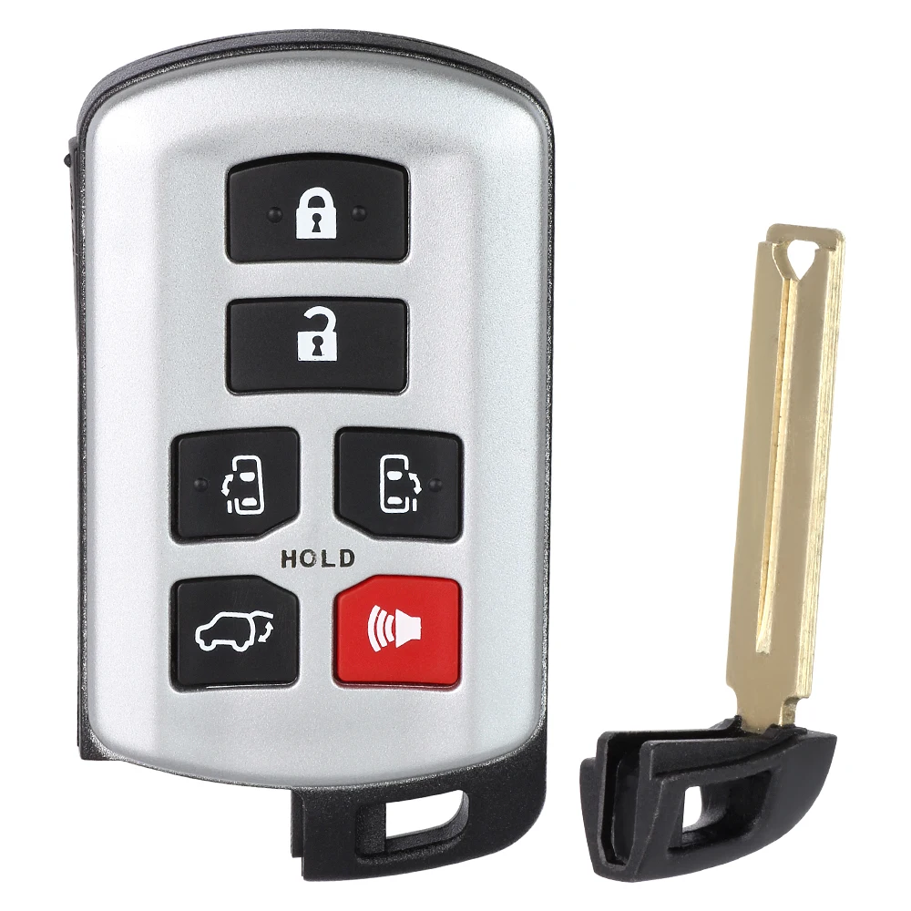 KEYECU 6 кнопок, 314,3 МГц для Toyota Sienna 2011-2020, автомобильный смарт-ключ-брелок HYQ14ADR 271451-5691
KEYECU 6 кнопок, 314,3 МГц для Toyota Sienna 2011-2020, автомобильный смарт-ключ-брелок HYQ14ADR 271451-5691