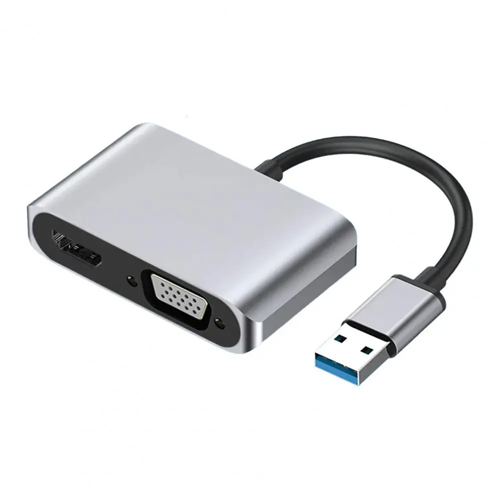 Video Digital Converter High Resolution Lossless Driver-free USB3.0 to HDMI-compatible VGA 1080P Video Adapter for Projector
Video Digital Converter High Resolution Lossless Driver-free USB3.0 to HDMI-compatible VGA 1080P Video Adapter for Projector