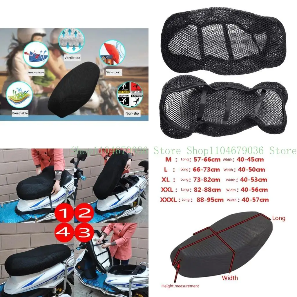 652F Breathable Summer Cool Mesh Motorcycle Moped Motorbike Scooter for Seat Covers Cushion Anti-Slip Cover Heat Insulatio
652F Breathable Summer Cool Mesh Motorcycle Moped Motorbike Scooter for Seat Covers Cushion Anti-Slip Cover Heat Insulatio