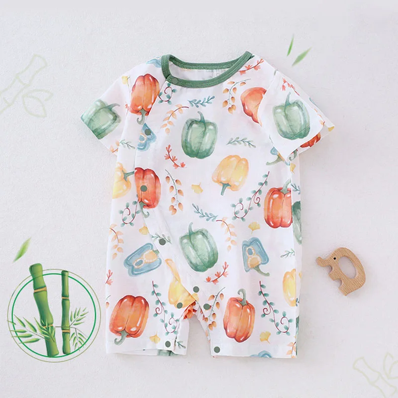 MILANCEL 2024 New Summer Baby Bamboo Fiber Rompers Girls Cartoon Short Sleeve Pajamas Toddler Jumpsuit
MILANCEL 2024 New Summer Baby Bamboo Fiber Rompers Girls Cartoon Short Sleeve Pajamas Toddler Jumpsuit