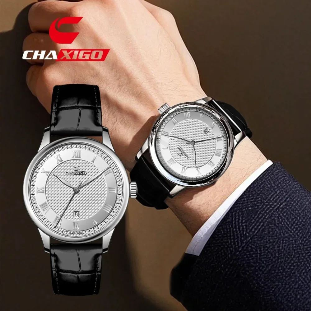 CHAXIGO 7696 Watches for Men New Waterproof Calendar Steel Strip Fashionable Luxury Watch Watches for Men Relojes Para Hombre
CHAXIGO 7696 Watches for Men New Waterproof Calendar Steel Strip Fashionable Luxury Watch Watches for Men Relojes Para Hombre