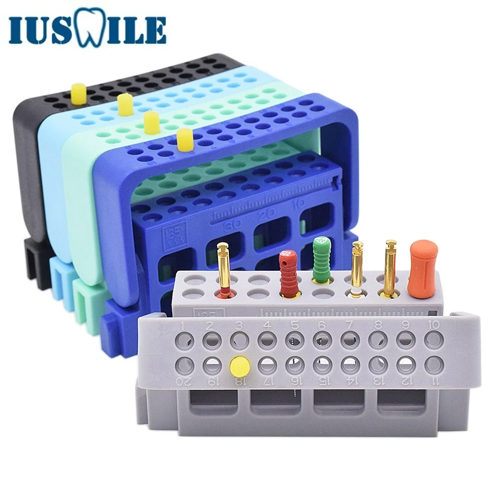 5 PCS Endo Block With Memory Function 16 Holes Endodontic Files Sterilization Holder
5 PCS Endo Block With Memory Function 16 Holes Endodontic Files Sterilization Holder