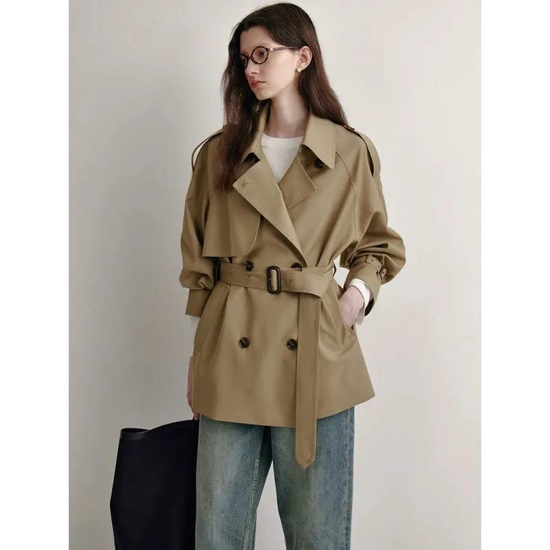 2026 Medium Long Trench Coat Women Spring Autumn New Double-breasted Thin Women Coat Solid Turn-down Collar Women Clothing
2026 Medium Long Trench Coat Women Spring Autumn New Double-breasted Thin Women Coat Solid Turn-down Collar Women Clothing