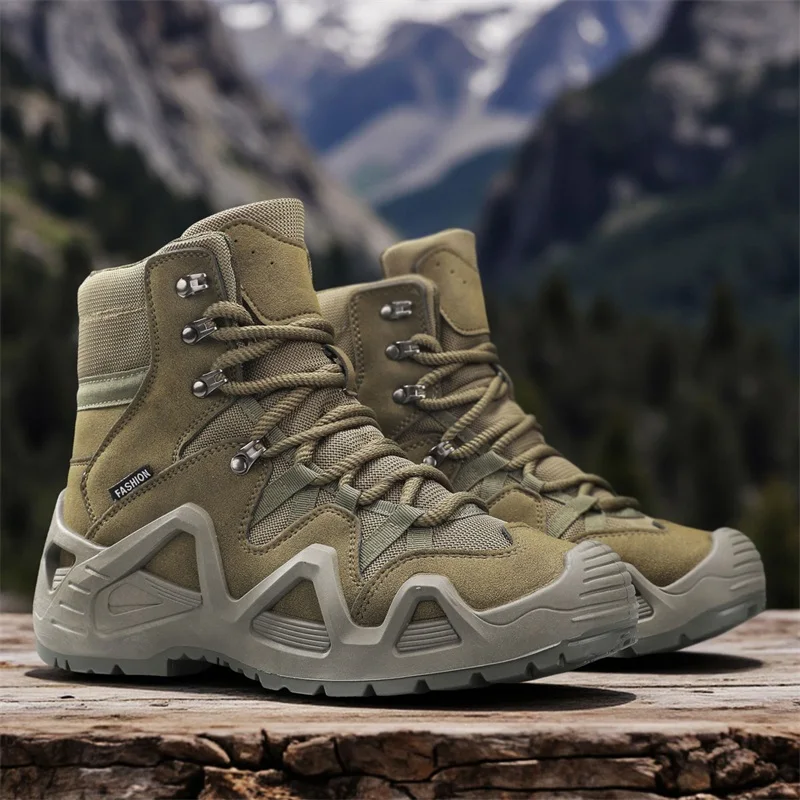 Men Tactical Boots with Straps for Combat Training Waterproof Straps Outdoor Hiking Breathable Shoes Multifunctional Motorcycle
Men Tactical Boots with Straps for Combat Training Waterproof Straps Outdoor Hiking Breathable Shoes Multifunctional Motorcycle