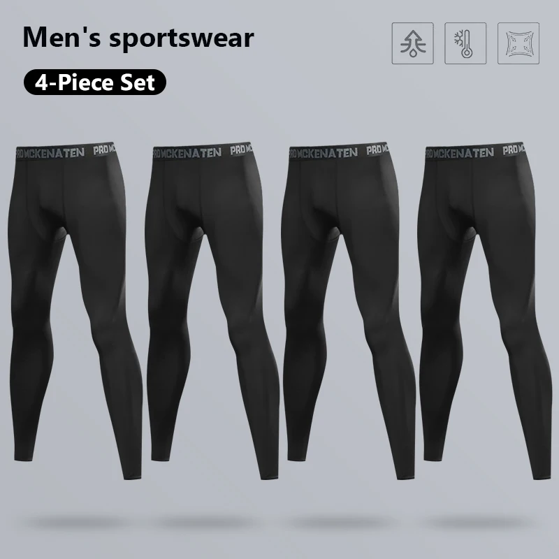Мужские спортивные леггинсы базового слоя из 4 штук. Высокоэластичные, быстросохнущие узкие брюки, подходящие для фитнеса, бега, баскетбола.
Мужские спортивные леггинсы базового слоя из 4 штук. Высокоэластичные, быстросохнущие узкие брюки, подходящие для фитнеса, бега, баскетбола.