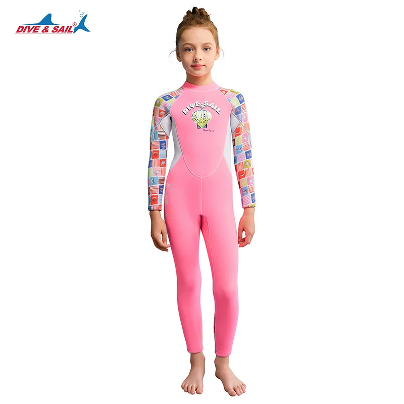 1.5MM Girls One Piece Wetsuit Thermal Cold Resistant Swimwear Kids Protection Jellyfish Suit Snorkeling Surfing Water Sports
1.5MM Girls One Piece Wetsuit Thermal Cold Resistant Swimwear Kids Protection Jellyfish Suit Snorkeling Surfing Water Sports