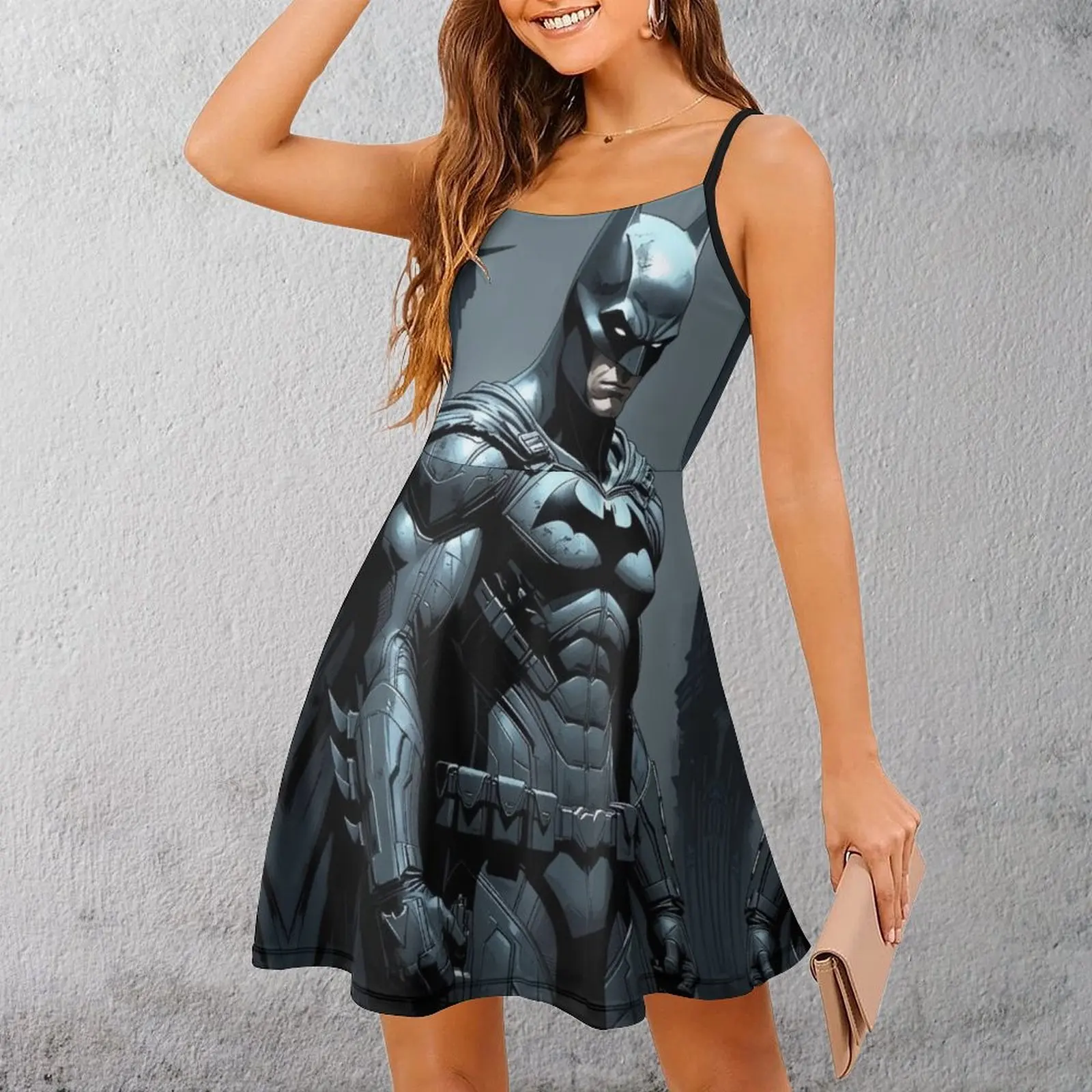 The Bats Batty The Dark Knight Caped Gotham’s Guardian (229) Women's Sling Dress Funny Novelty Strappy Dress Cute Sexy Woman's
The Bats Batty The Dark Knight Caped Gotham’s Guardian (229) Women's Sling Dress Funny Novelty Strappy Dress Cute Sexy Woman's