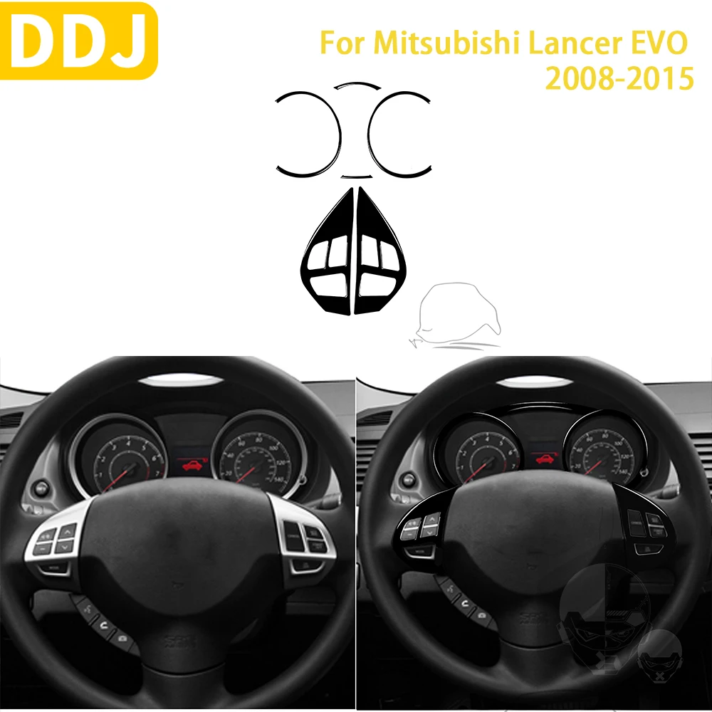 For Mitsubishi Lancer EVO 2008-2015 Car Accessories Plastic Piano Black Interior Steer Wheel Buttons Speedometer Trim Sticker
For Mitsubishi Lancer EVO 2008-2015 Car Accessories Plastic Piano Black Interior Steer Wheel Buttons Speedometer Trim Sticker