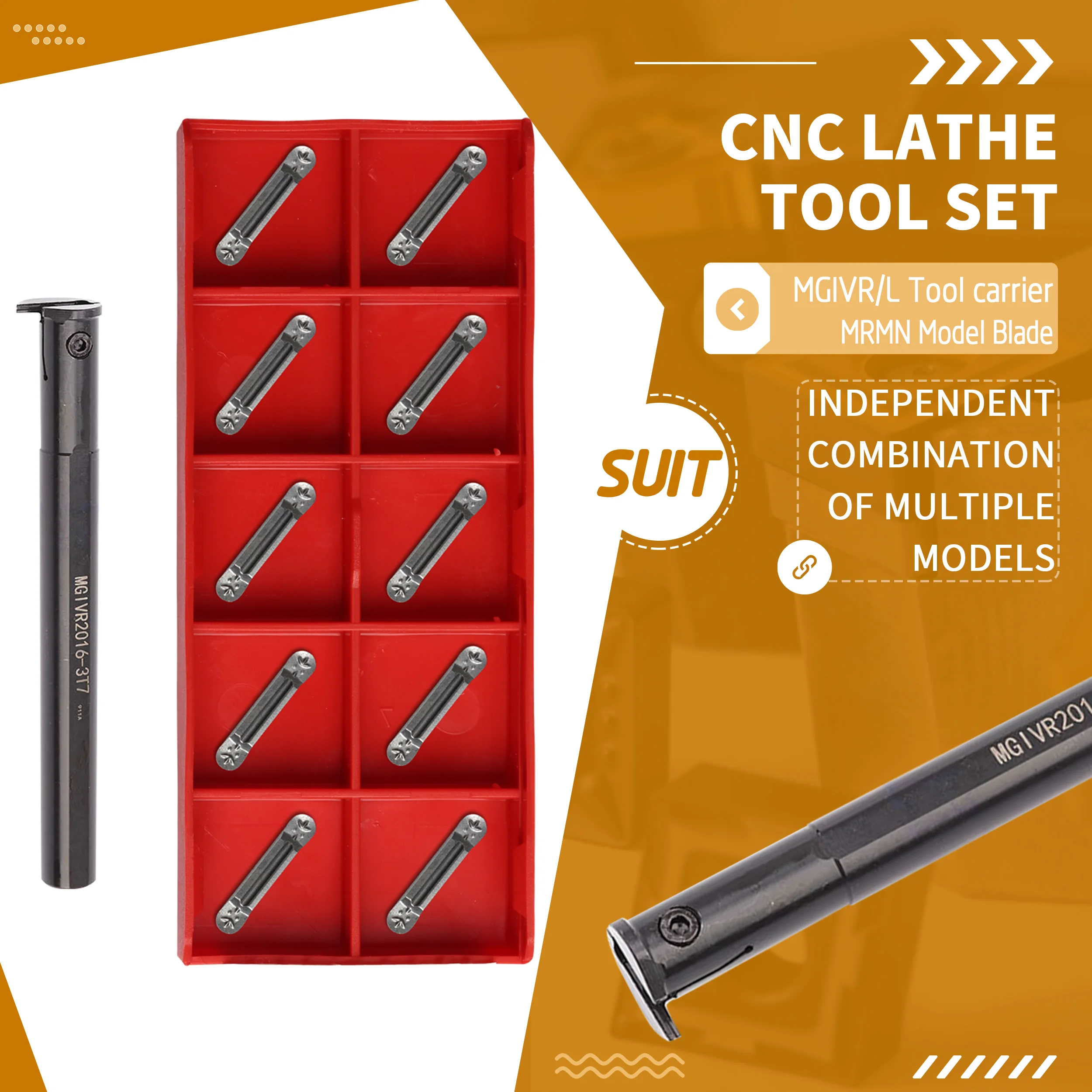 1Pcs MGIVR 2925-2 MGIVL 3125-3 Lathe Cutting Tool Holder +10Pcs MRMN CNC Machine Tools Carbide Groove Blade Durable High Quality
1Pcs MGIVR 2925-2 MGIVL 3125-3 Lathe Cutting Tool Holder +10Pcs MRMN CNC Machine Tools Carbide Groove Blade Durable High Quality