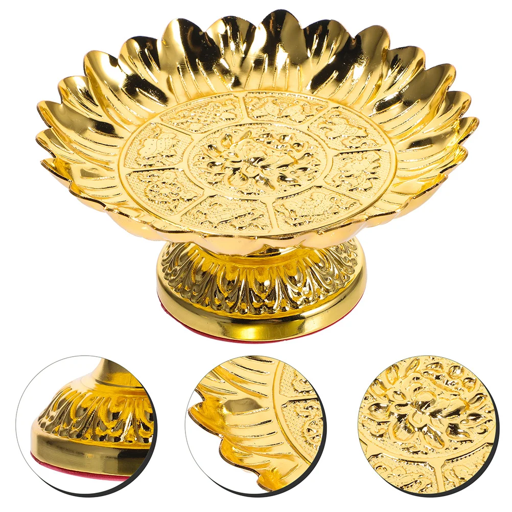 Plastic Temple Fruit Offering Plate Exquisite Design Retro Style Home Decor Buddhist Worship Accessory Smooth Surface Easy Clean
Plastic Temple Fruit Offering Plate Exquisite Design Retro Style Home Decor Buddhist Worship Accessory Smooth Surface Easy Clean