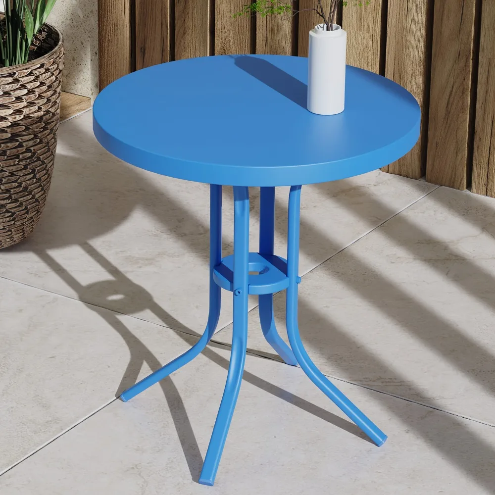 Patio Side Table, Outdoor Metal Frame Round Table
Patio Side Table, Outdoor Metal Frame Round Table