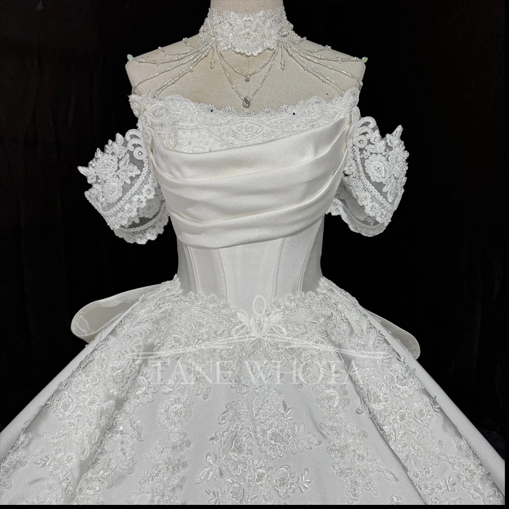 2025, свадебное платье без бретелек с открытыми плечами, расшитое бисером, с бантом, на шнуровке сзади, свадебное платье по индивидуальному заказу для невест
2025, свадебное платье без бретелек с открытыми плечами, расшитое бисером, с бантом, на шнуровке сзади, свадебное платье по индивидуальному заказу для невест