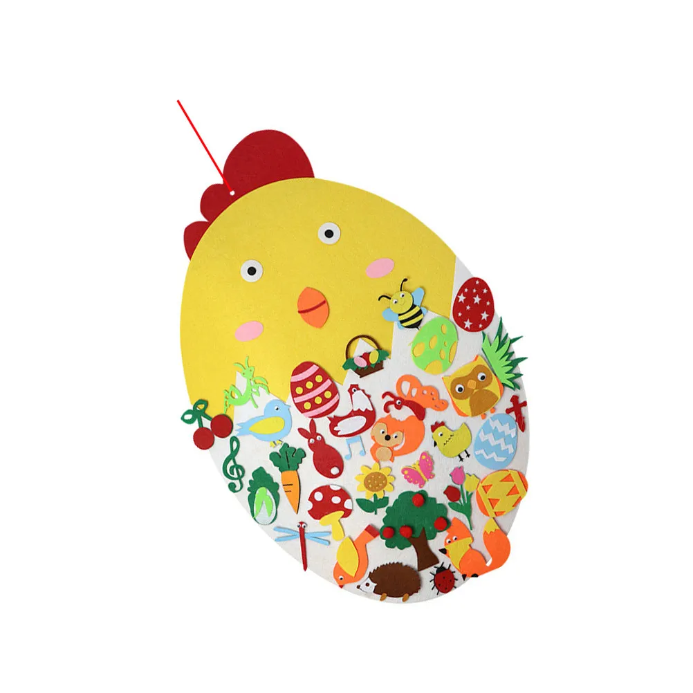 1Set Easter Chick Hanging Pendant Felt DIY Decoration for Wall Basket Fireplace Holiday Craft Festival Ornament
1Set Easter Chick Hanging Pendant Felt DIY Decoration for Wall Basket Fireplace Holiday Craft Festival Ornament