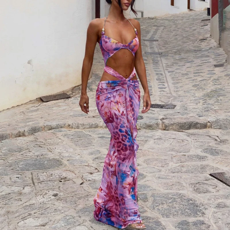 Винтажный цельный купальник с принтом, женский сексуальный бикини с лямкой на шее, пляжное платье, новинка 2025 года, повседневный купальный костюм для отдыха и вечеринки
Винтажный цельный купальник с принтом, женский сексуальный бикини с лямкой на шее, пляжное платье, новинка 2025 года, повседневный купальный костюм для отдыха и вечеринки