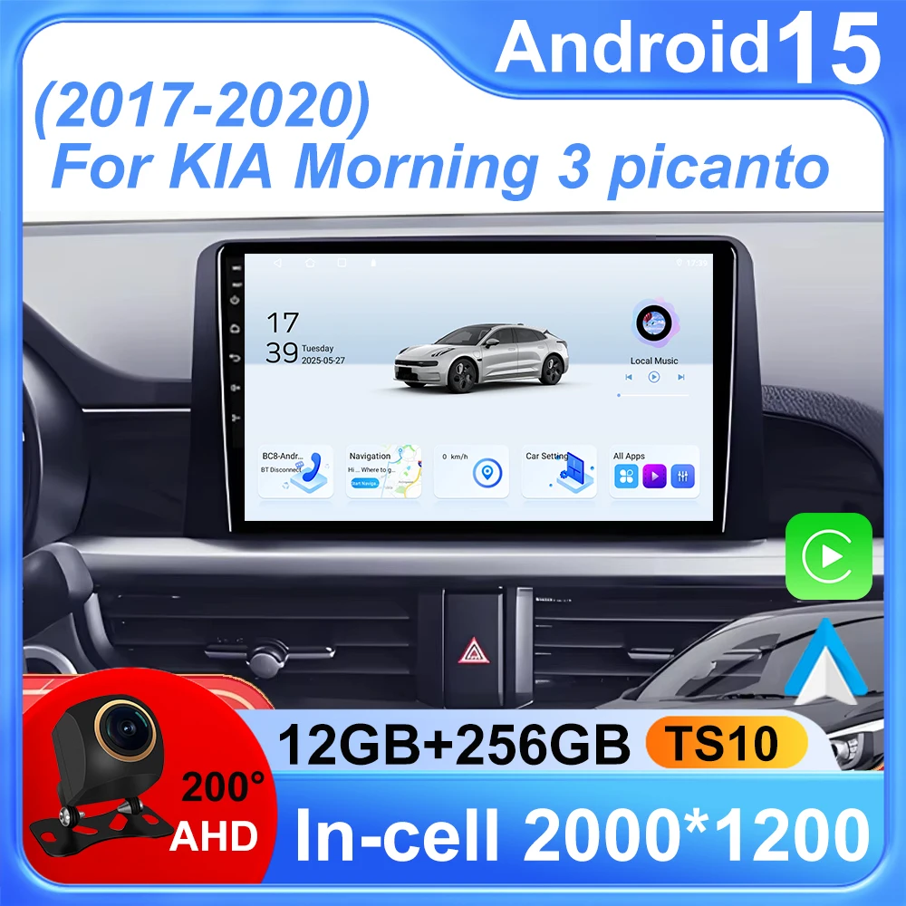 For KIA Morning 3 picanto 2017 - 2020 Car Radio Android 15 Multimedia Video Player GPS Carplay Auto NO 2DIN DVD Head Unit 4G CPU
For KIA Morning 3 picanto 2017 - 2020 Car Radio Android 15 Multimedia Video Player GPS Carplay Auto NO 2DIN DVD Head Unit 4G CPU