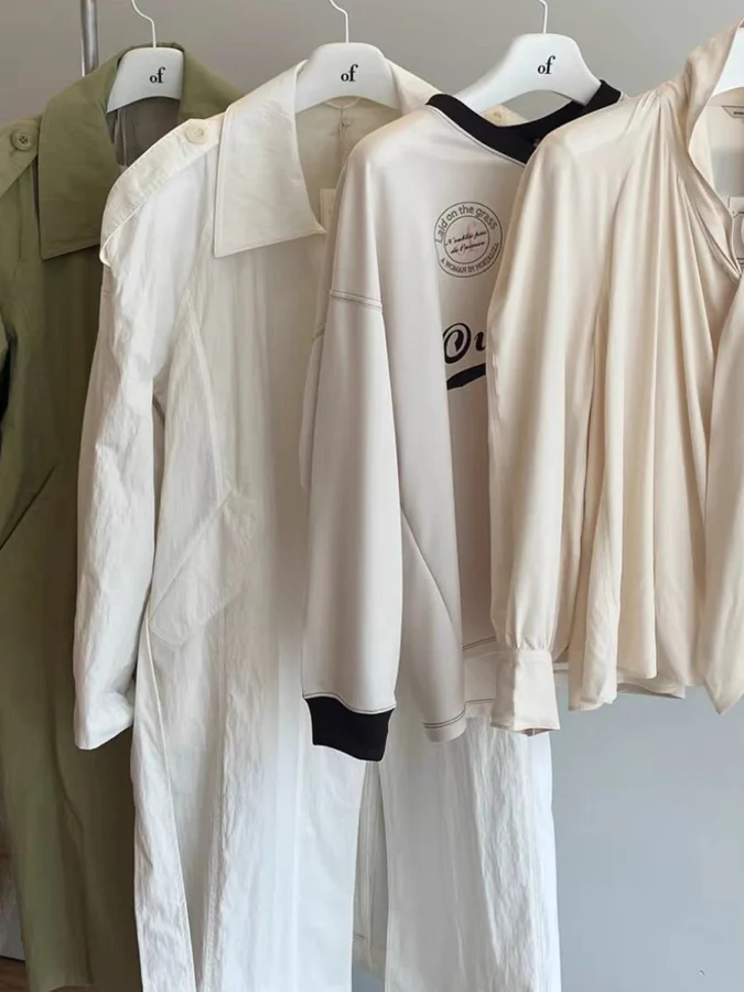 Ele Korean Sle Women's Mid-Length Coat with Belt Spring 2025 Casual Loose Fit Long Sve Single Button ket Detail
Ele Korean Sle Women's Mid-Length Coat with Belt Spring 2025 Casual Loose Fit Long Sve Single Button ket Detail