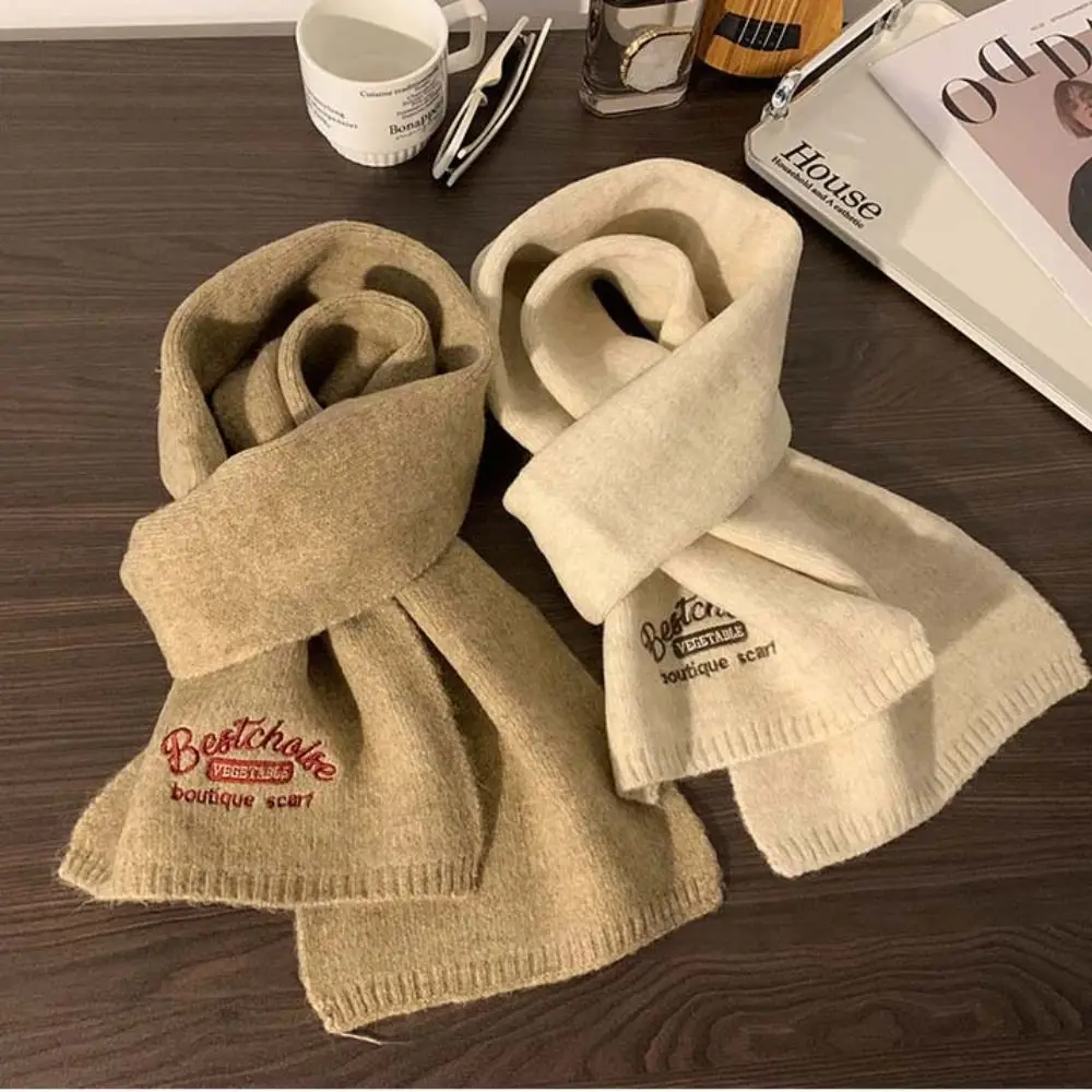 Warm Wrap Women Scarf Letter Embroidery Apparel Accessories Korean Style Scarf Luxury Brand Bandana Pashmina
Warm Wrap Women Scarf Letter Embroidery Apparel Accessories Korean Style Scarf Luxury Brand Bandana Pashmina