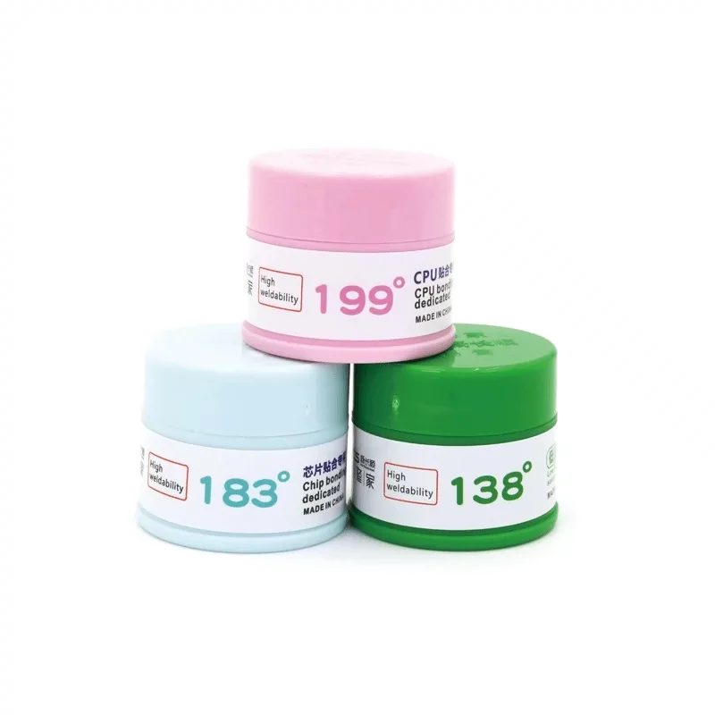 Customized solder paste residue free 199 ° 183 ° 138 ° solder paste chip bonding special
Customized solder paste residue free 199 ° 183 ° 138 ° solder paste chip bonding special