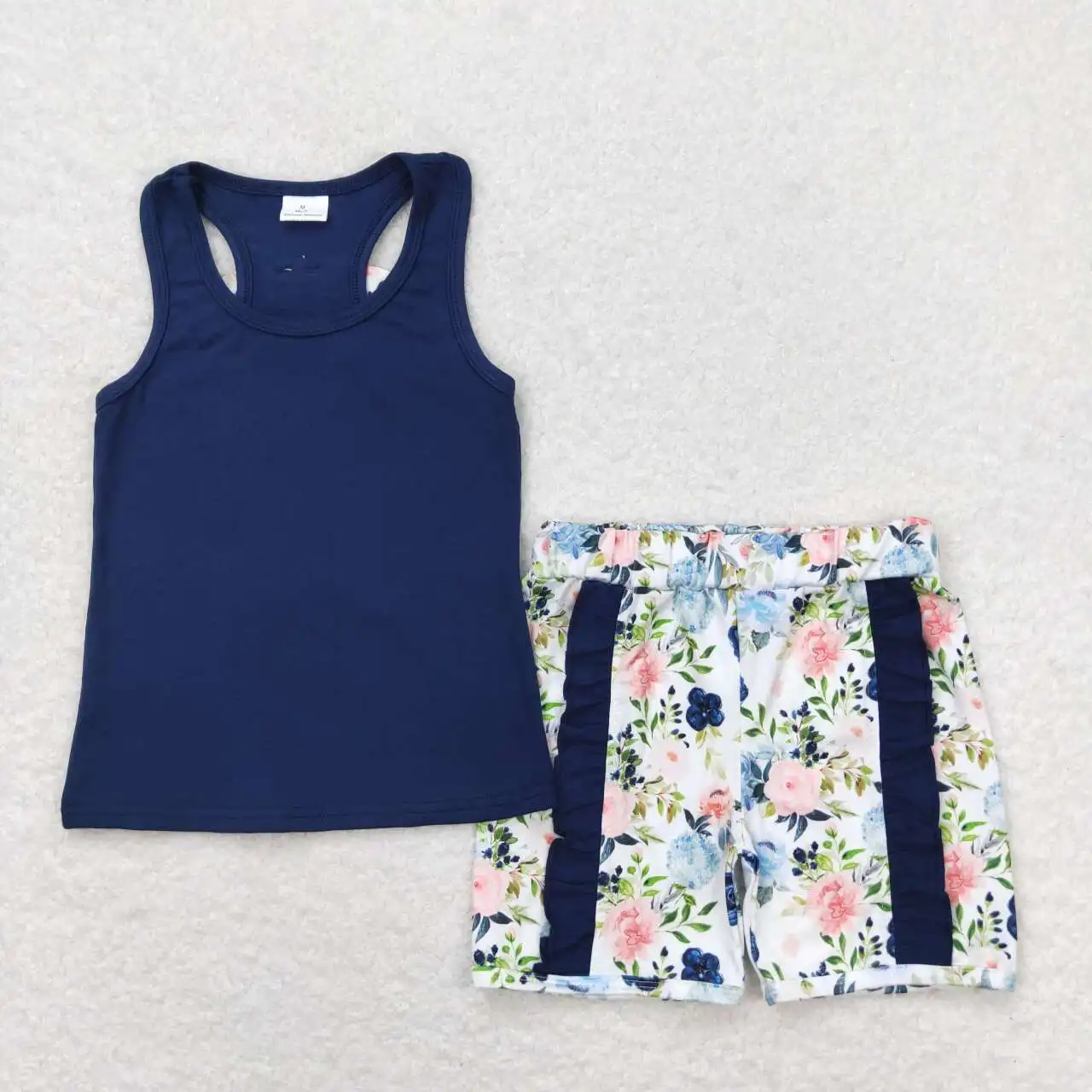GSSO1062 Toddler Girls Clothes Sleeveless Top With Shorts Set Kids Girls Summer Outfits
GSSO1062 Toddler Girls Clothes Sleeveless Top With Shorts Set Kids Girls Summer Outfits