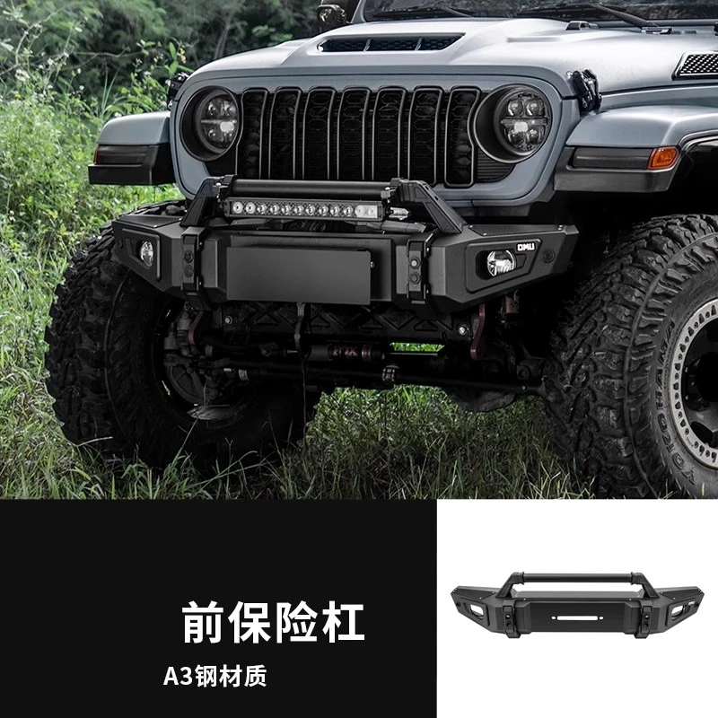 Car Front Bumper for Jeep Wrangler JL 2018-2024 Modified New Style Protective Bumper Car Automotive Exterior Accessories
Car Front Bumper for Jeep Wrangler JL 2018-2024 Modified New Style Protective Bumper Car Automotive Exterior Accessories