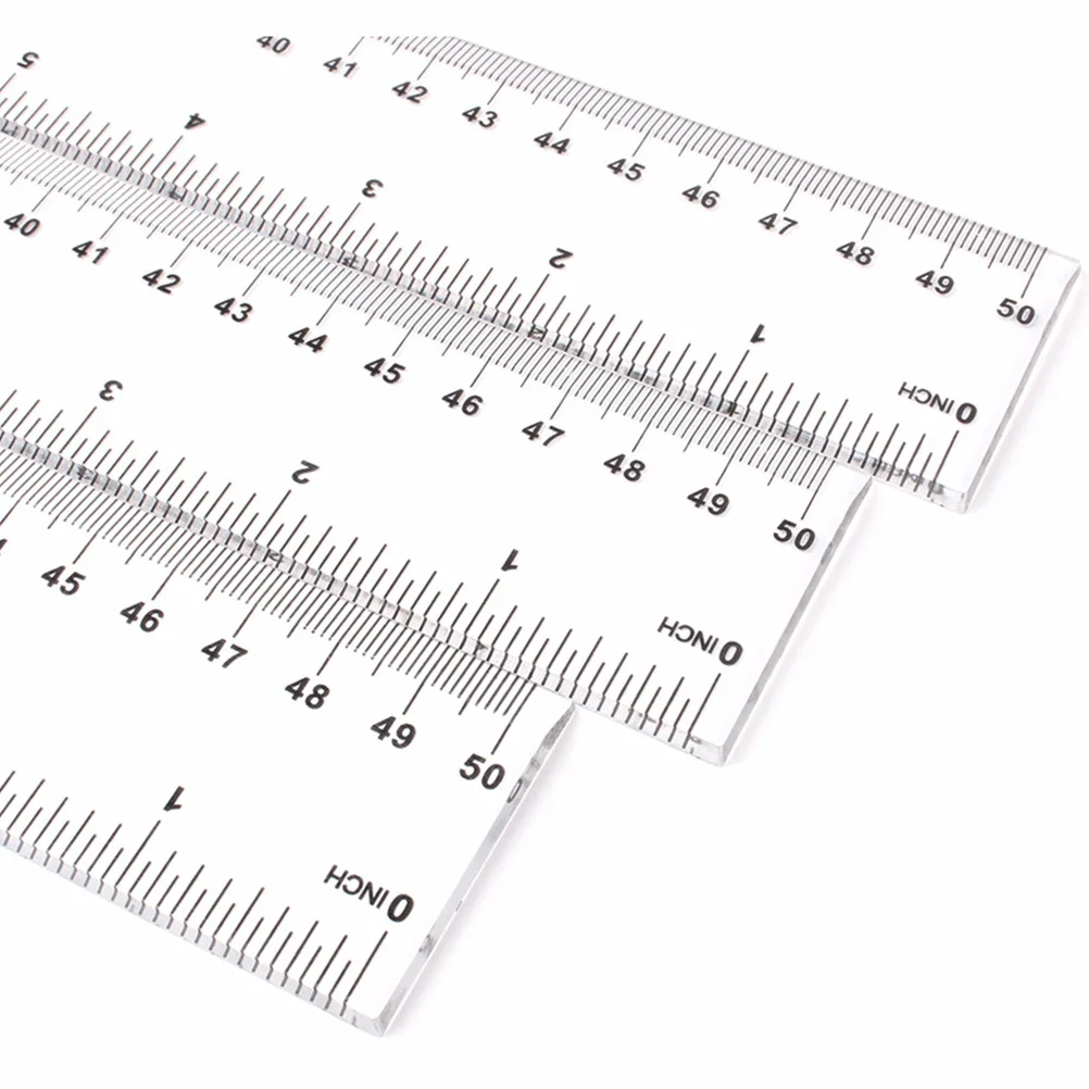 6Pcs Transparent Plastic Straight Ruler Accurate Measurement Scale Practical School Office Supplies for Student Drawing 
6Pcs Transparent Plastic Straight Ruler Accurate Measurement Scale Practical School Office Supplies for Student Drawing