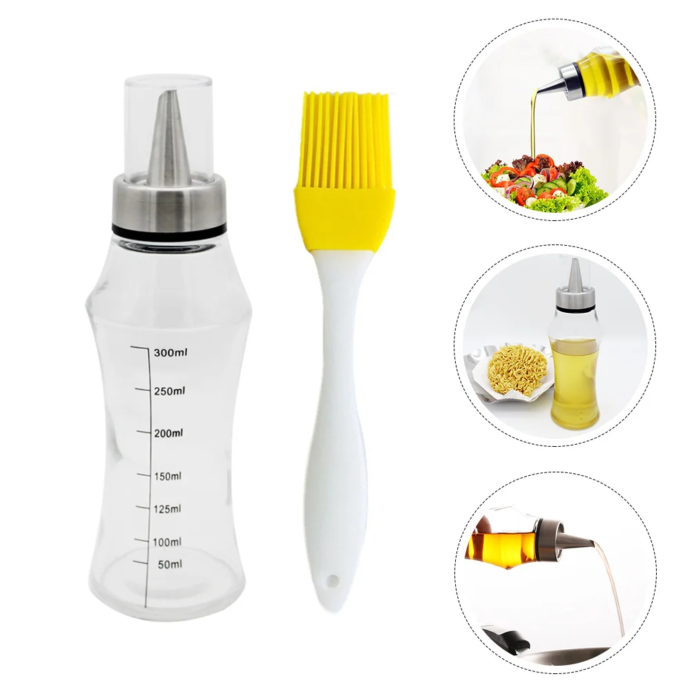 1Set Oil Vinegar Bottle High-Quality Stainless Steel Glass Leakproof Kitchen Gadget Backflow Design Easy Clean
1Set Oil Vinegar Bottle High-Quality Stainless Steel Glass Leakproof Kitchen Gadget Backflow Design Easy Clean