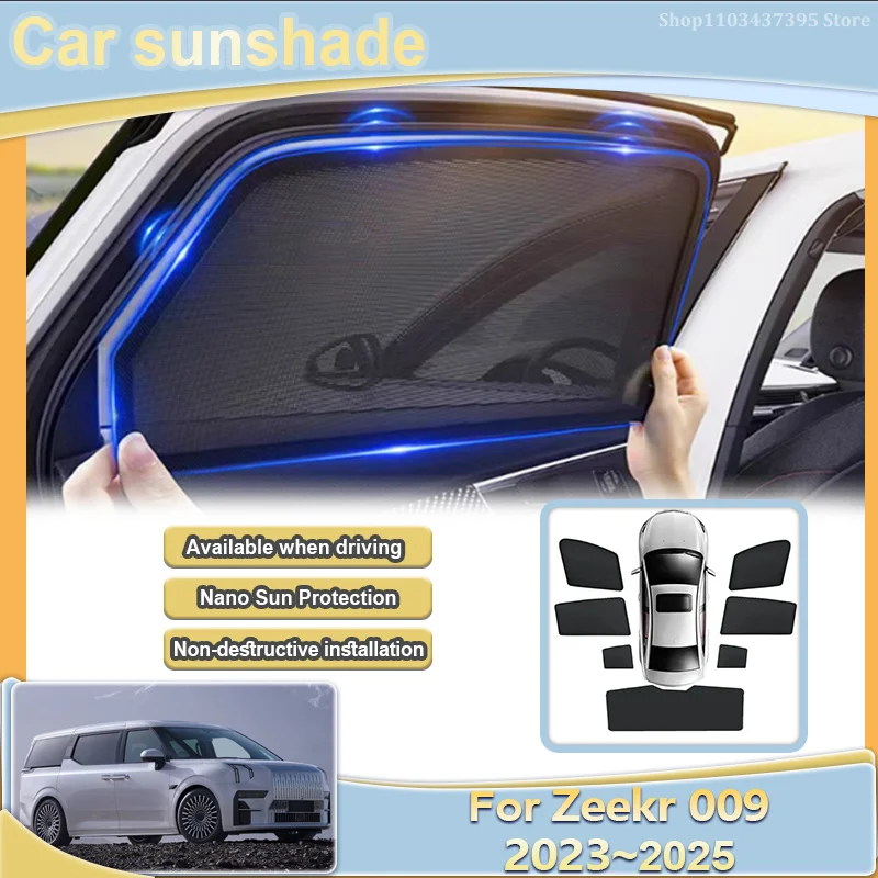 Car Sun Visor For Zeekr 009 2023 2024 2025 Mesh Sunshade Light Blocking Curtains UV Protection Windshield Cover Car Accessories
Car Sun Visor For Zeekr 009 2023 2024 2025 Mesh Sunshade Light Blocking Curtains UV Protection Windshield Cover Car Accessories