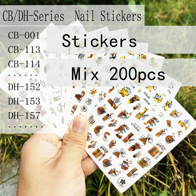 200pcs Japanese Kawaii Butterfly Luxury brand logo Nail Stickers Aurora Nail Art Decorations Decals DIY Manicure Slider Foi
200pcs Japanese Kawaii Butterfly Luxury brand logo Nail Stickers Aurora Nail Art Decorations Decals DIY Manicure Slider Foi