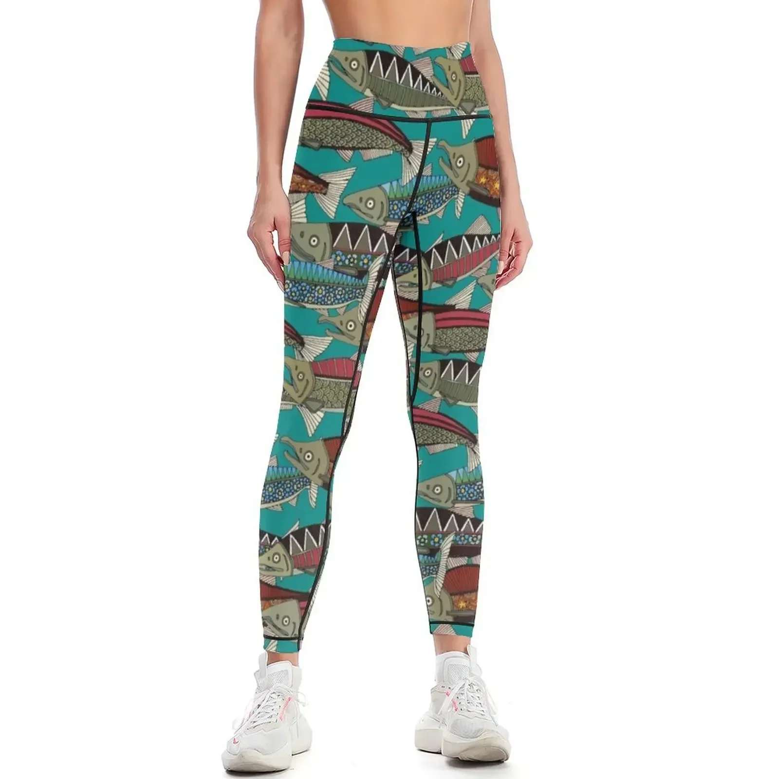 Alaskan salmon teal Leggings Jogger pants sportswear gym Clothing fitness Pants sport Womens Leggings
Alaskan salmon teal Leggings Jogger pants sportswear gym Clothing fitness Pants sport Womens Leggings