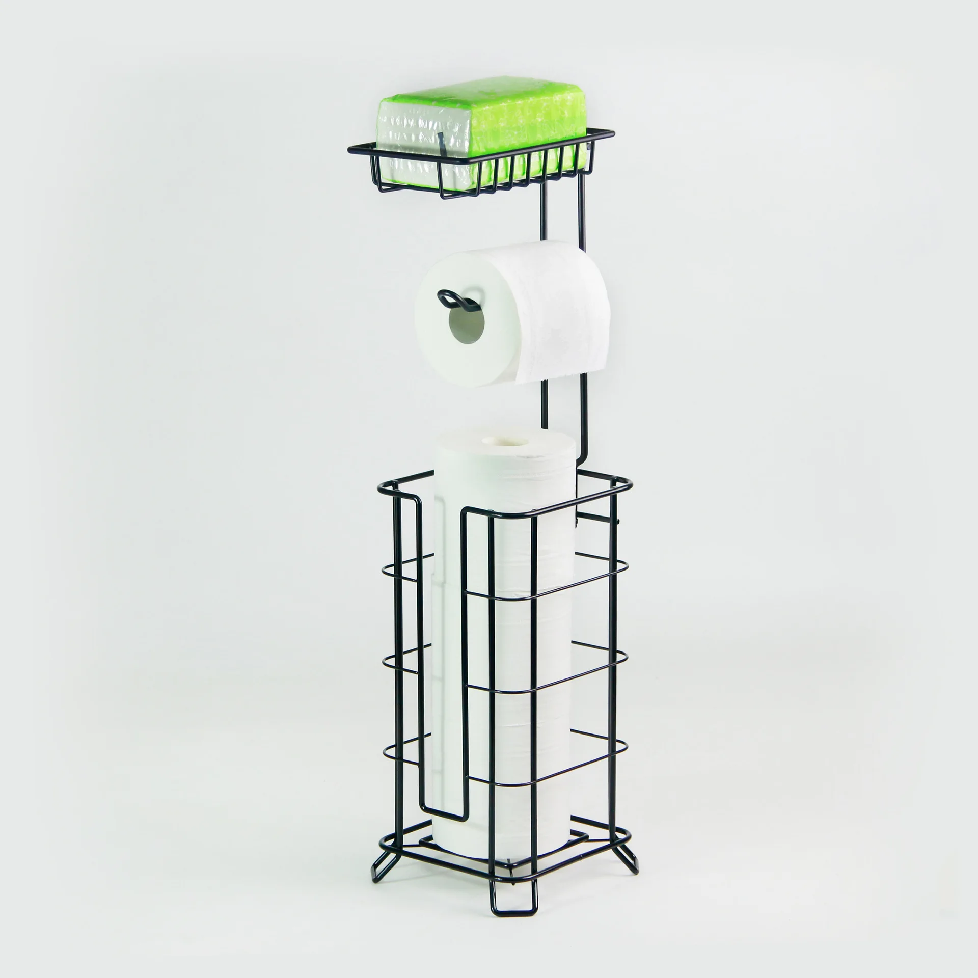 Household roll paper vertical floor tissue holder wrought iron bathroom living room storage vertical storage tissue
Household roll paper vertical floor tissue holder wrought iron bathroom living room storage vertical storage tissue