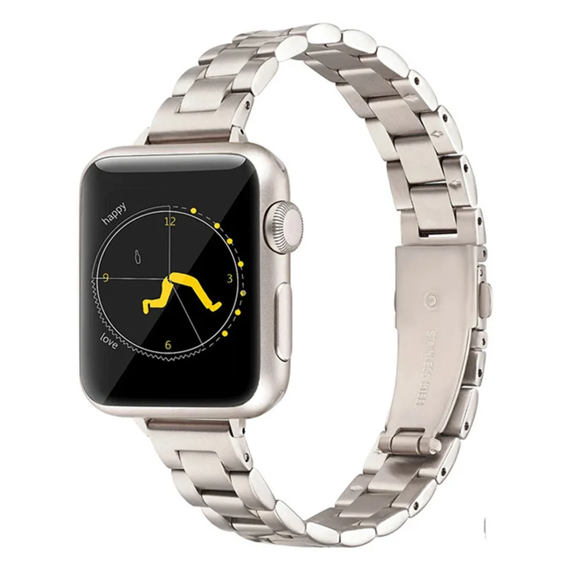 Thin Strap For Apple Watch Band 40mm 41mm 38mm 44mm 45mm 49mm Slim Stainless Steel Metal Bracelet iwatch series SE 8 7 6 3 Ultra
Thin Strap For Apple Watch Band 40mm 41mm 38mm 44mm 45mm 49mm Slim Stainless Steel Metal Bracelet iwatch series SE 8 7 6 3 Ultra