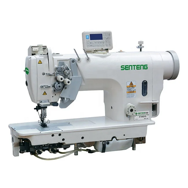 ST 8452-D3 High Speed Semi Dry Twin Needle Direct Drive Lockstitch Sewing Machine with Trimmer
ST 8452-D3 High Speed Semi Dry Twin Needle Direct Drive Lockstitch Sewing Machine with Trimmer
