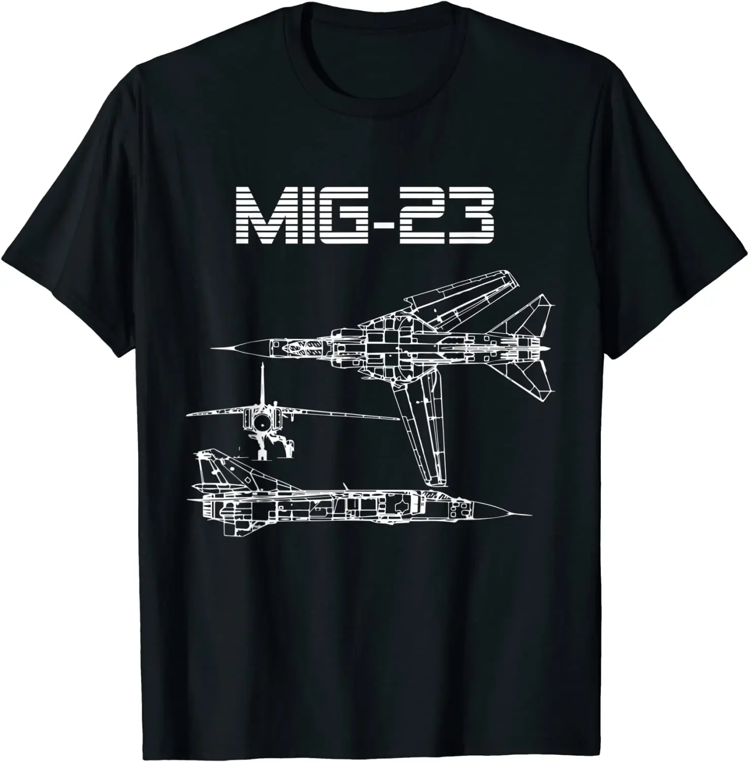 Mig-23 Soviet Plane Warbird Blueprint Schematics Diagram Men T-Shirt Short Sleeve Casual Summer Boys T-Shirts
Mig-23 Soviet Plane Warbird Blueprint Schematics Diagram Men T-Shirt Short Sleeve Casual Summer Boys T-Shirts