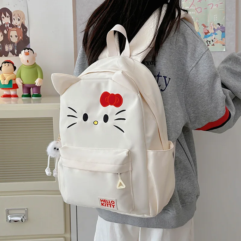 Hello Kitty Cute Backpack for Girls Women Large Capacity KT Cat School Bag Fashion Casual Rucksack 
Hello Kitty Cute Backpack for Girls Women Large Capacity KT Cat School Bag Fashion Casual Rucksack