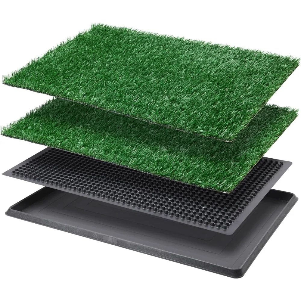 Dog Grass Pad with Tray - Dog Litter Box - Indoor Potty for Apartment and Patio Training
Dog Grass Pad with Tray - Dog Litter Box - Indoor Potty for Apartment and Patio Training