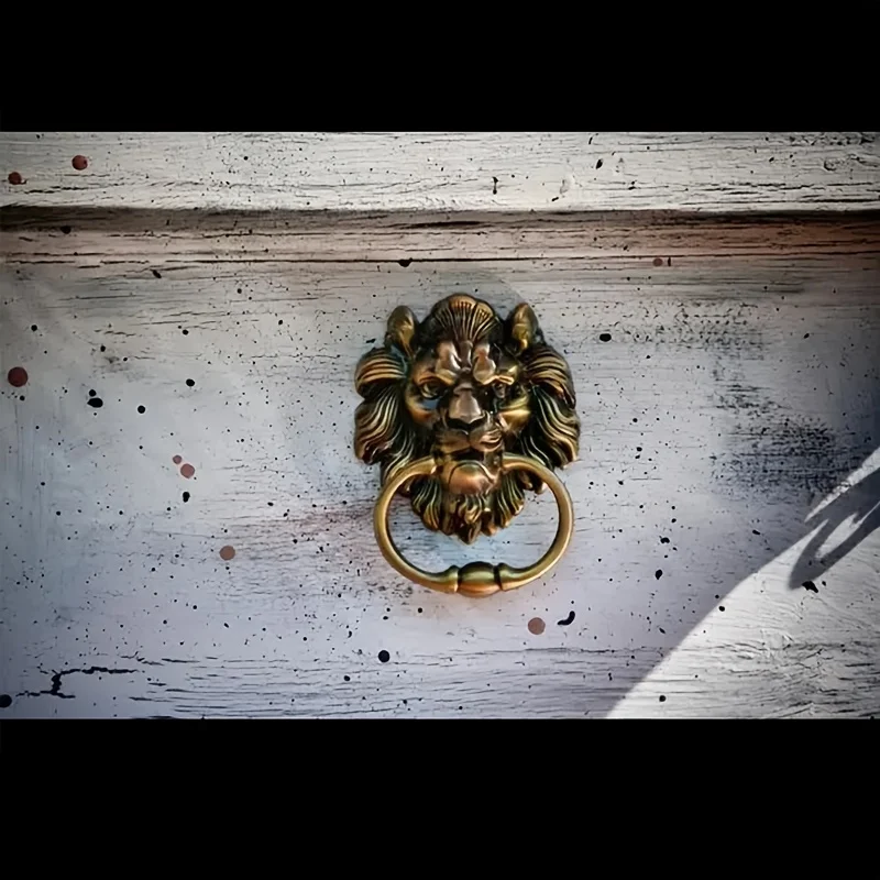 Дверной молоток из античной бронзы с головой льва — полированная металлическая отделка, сенсорный и пульт дистанционного управления, большая дверная ручка с подвесной петлей
Дверной молоток из античной бронзы с головой льва — полированная металлическая отделка, сенсорный и пульт дистанционного управления, большая дверная ручка с подвесной петлей
