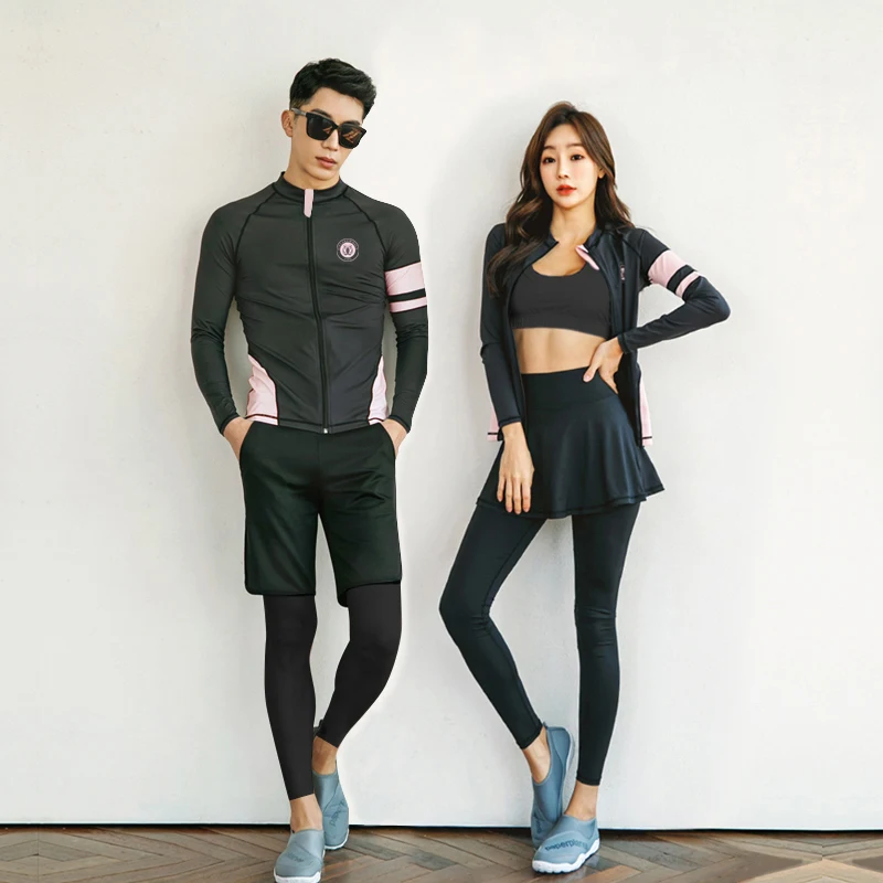 Korean Style Zipper Wetsuit Long Sleeve Swimming Suit Snorkeling Suit Men Women Long Pants Set Couple Swimwear Sun Protection
Korean Style Zipper Wetsuit Long Sleeve Swimming Suit Snorkeling Suit Men Women Long Pants Set Couple Swimwear Sun Protection