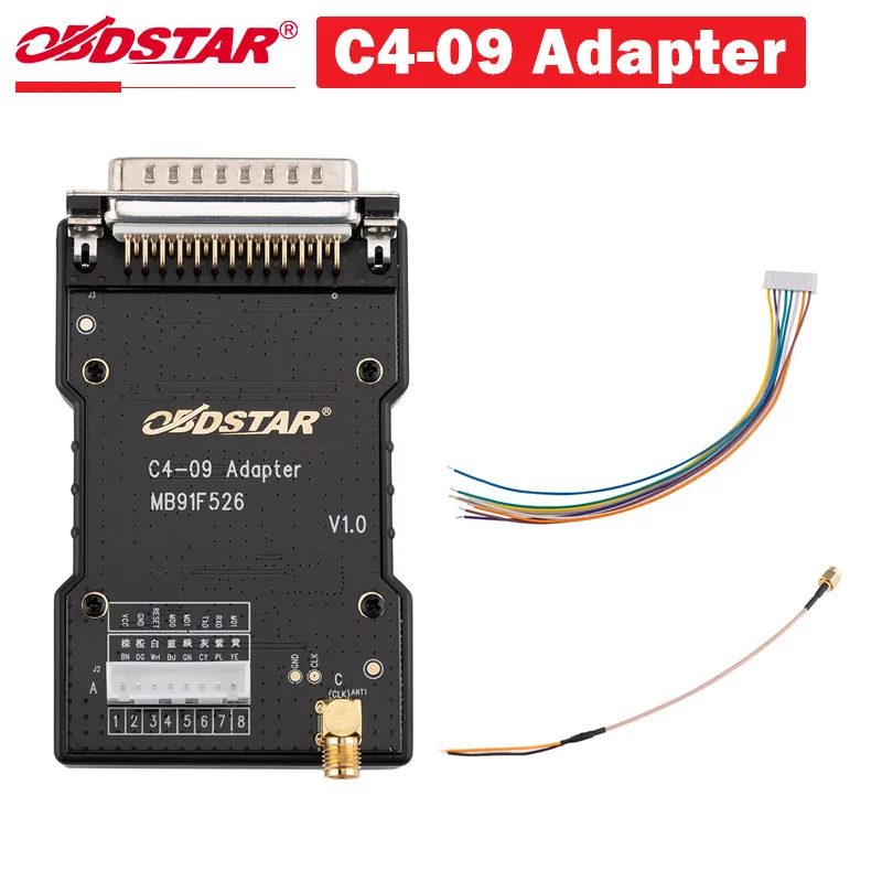 New OBDSTAR C4-09 (MB91F526) Adapter Kit Use with OBDSTAR X300 Classic G3 / DC706
New OBDSTAR C4-09 (MB91F526) Adapter Kit Use with OBDSTAR X300 Classic G3 / DC706