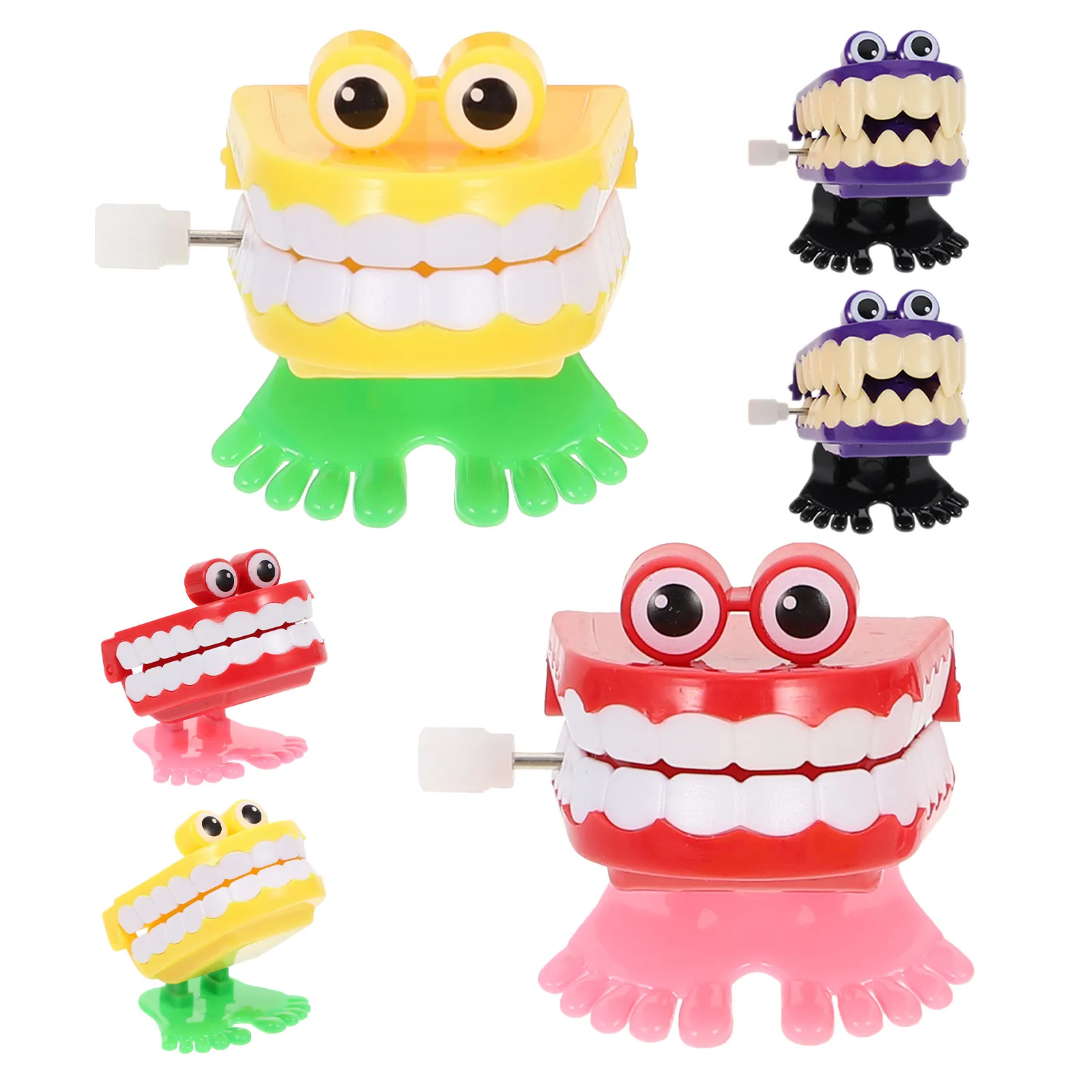 6Pcs Halloween Wind-Up Chattering Teeth Bouncing Eyes Novelty Party Favors Funny gifts for Kids Adults Holiday Wind Up Toys
6Pcs Halloween Wind-Up Chattering Teeth Bouncing Eyes Novelty Party Favors Funny gifts for Kids Adults Holiday Wind Up Toys
