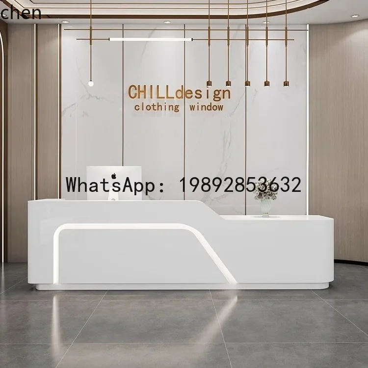 H29- Front Desk Reception Lacquered Beauty Salon Bar Counter Cashier Desk Hair Salon Medical Aesthetics Business Dental Clinic
H29- Front Desk Reception Lacquered Beauty Salon Bar Counter Cashier Desk Hair Salon Medical Aesthetics Business Dental Clinic