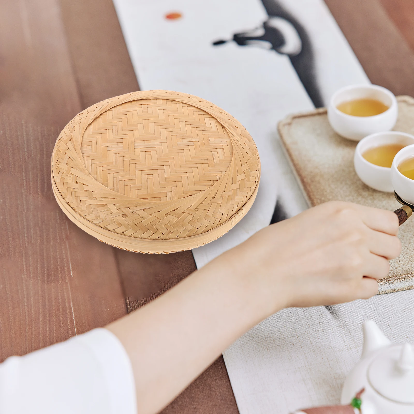 Bamboo Tea Cake Holder Woven Storage Box for Pu'er Tea Organizer 7 Pieces Traditional Gift Packaging Container
Bamboo Tea Cake Holder Woven Storage Box for Pu'er Tea Organizer 7 Pieces Traditional Gift Packaging Container