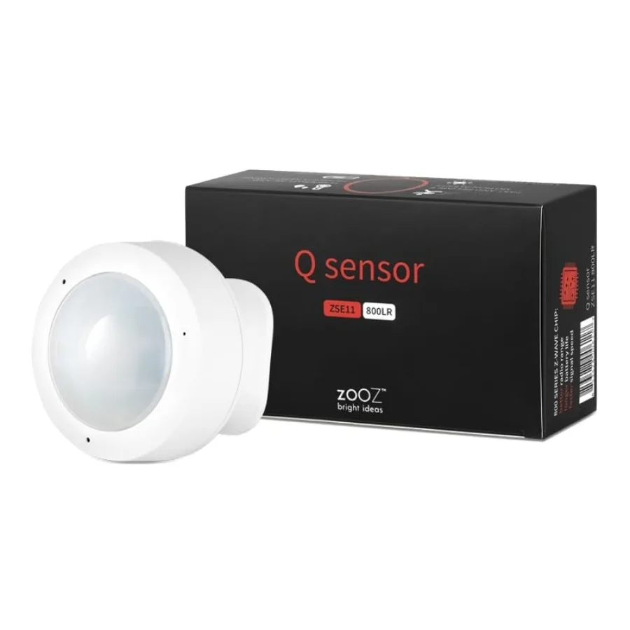 Датчик Z-Wave Long Range Q Sensor ZSE11 800LR (датчик движения, температуры, влажности, освещения) — требуется хаб
Датчик Z-Wave Long Range Q Sensor ZSE11 800LR (датчик движения, температуры, влажности, освещения) — требуется хаб