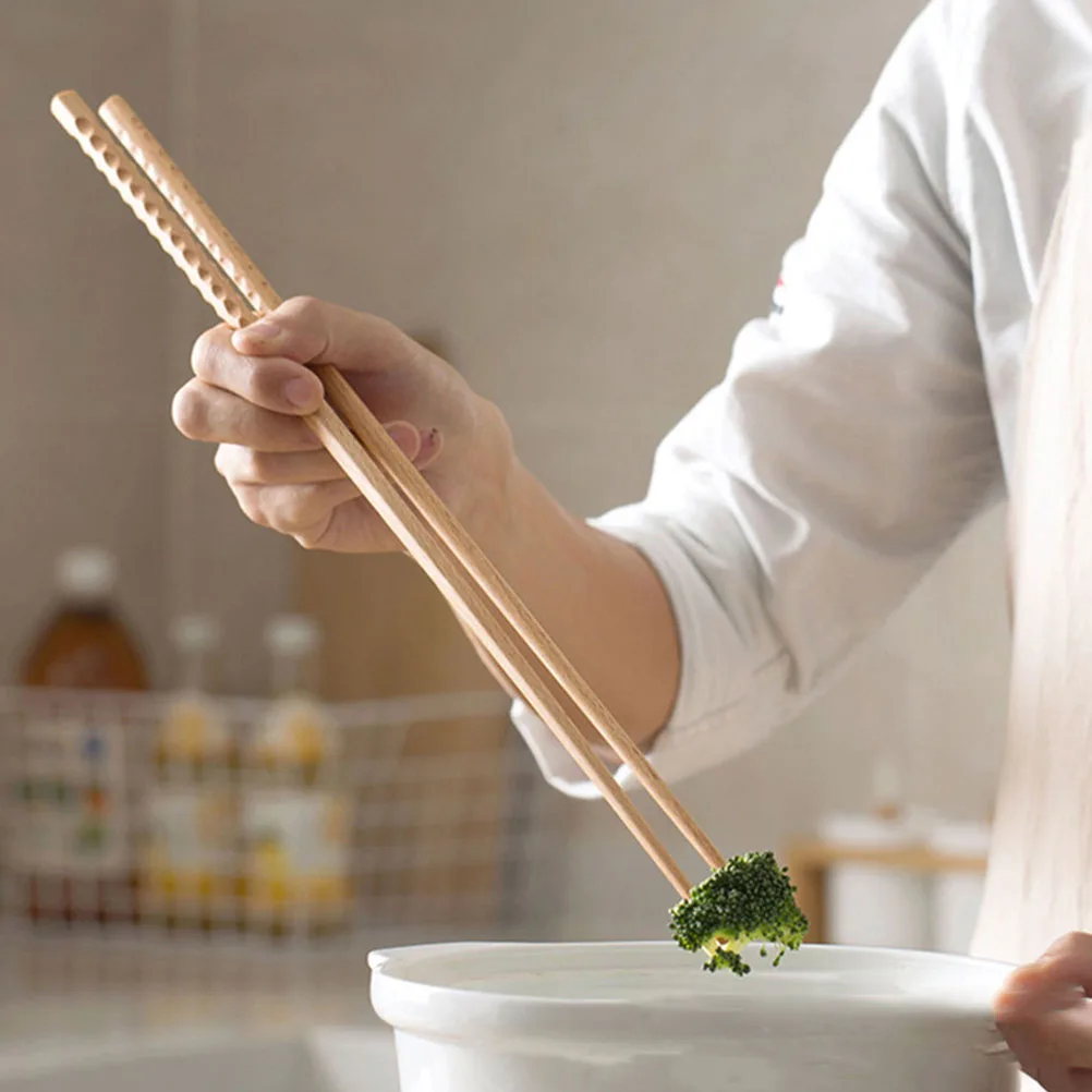 4 Pairs Extended Wooden Chopsticks Beech Long Hot Pot Frying Kitchen Supply Easy Clean Health Protection
4 Pairs Extended Wooden Chopsticks Beech Long Hot Pot Frying Kitchen Supply Easy Clean Health Protection